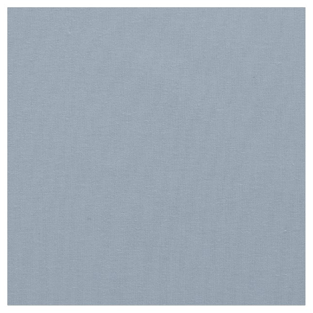 True Dusty Blue Färgad Fabric #889bae Tyg (Närbild)