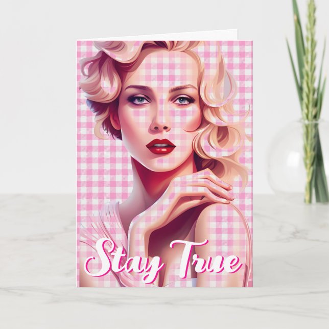 True Färg Birthday Card Kort (Framsida)