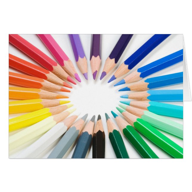 True färgkortet hälsningskort (Framsidan Horizontal)