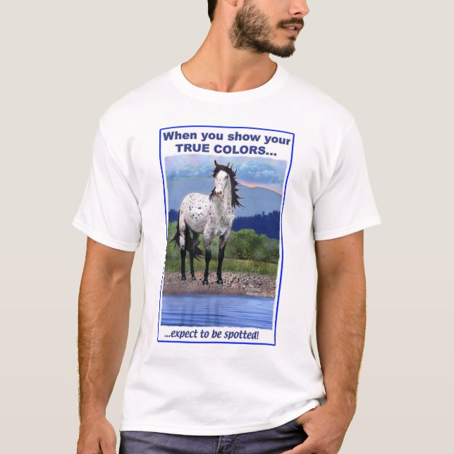 True färgLeopardappaloosaen T-shirt (Framsida)