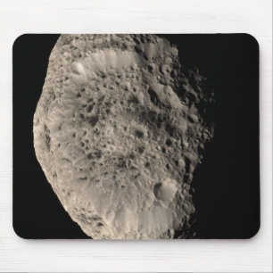 True färgmosaiken av Saturns måne Hyperion Musmatta