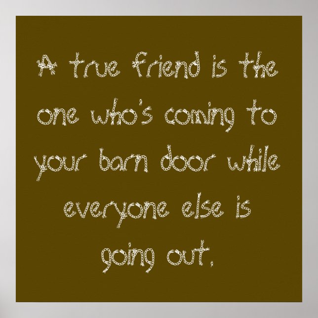 True Friend Poster (Framsidan)