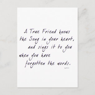 True Friend Vykort