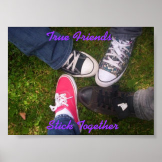 True Friends Poster (lila font)