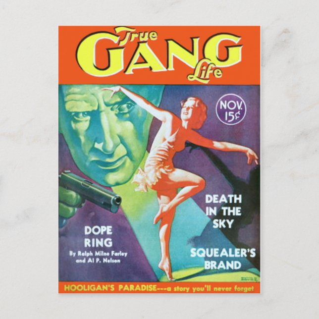 True Gang Life Vykort (Framsida)