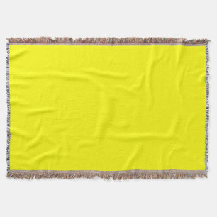 True Gult Fluo Färg Delight-Redo att anpassa Filt
