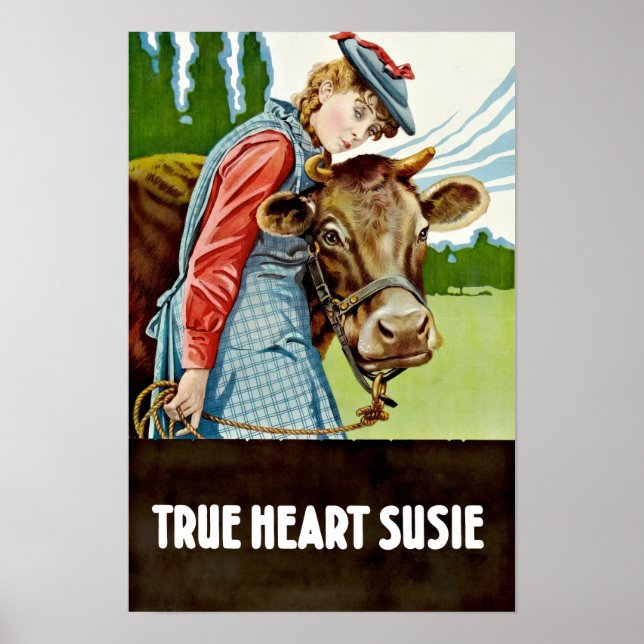 True Heart Susie 1919 Klassisk Film Poster (Framsidan)