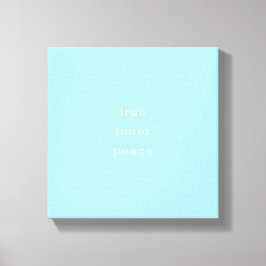 True Inner Peace | Minimal  Canvastryck
