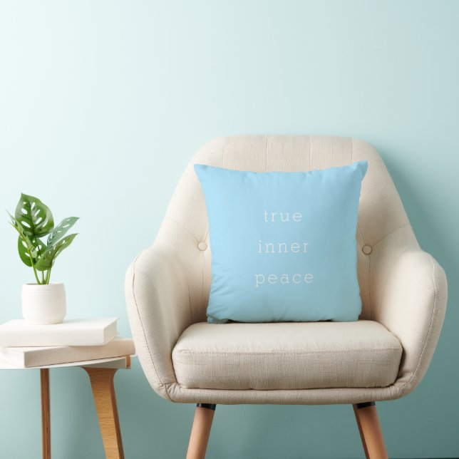 True Inner Peace | Minimal Throw Pillow Kudde (Stol)