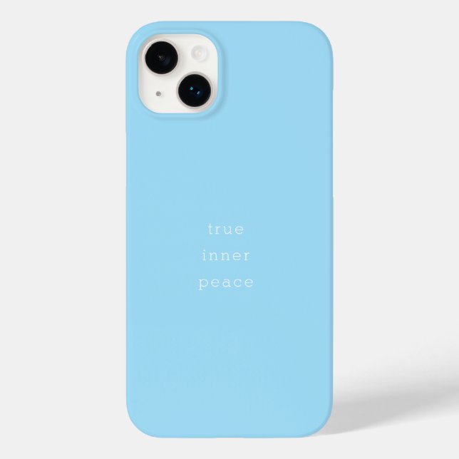True Inner Peace minimalist iPhone / iPad-fodral (Baksida)