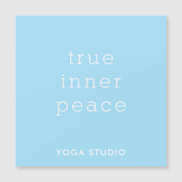 True Inner Peace Yoga Studio Magnetkort