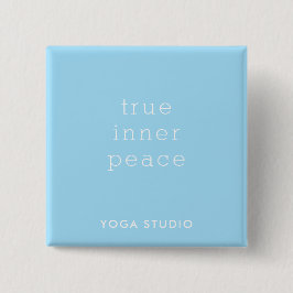 True Inner Peace Yoga Studio Promotion Button Knapp