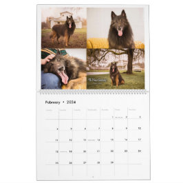 True Knight Belgium Tervuren hund/puppy Calendar Kalender