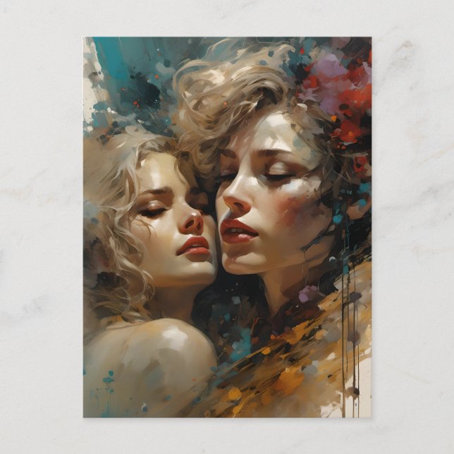 True Lesbisk Kärlek Vykort (Framsida)