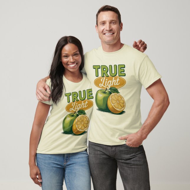 True Ljust grönt Apple Lemon Retro Faith Tee (Unisex)