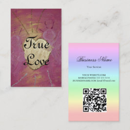 True Love Angel QR-Code Visitkort