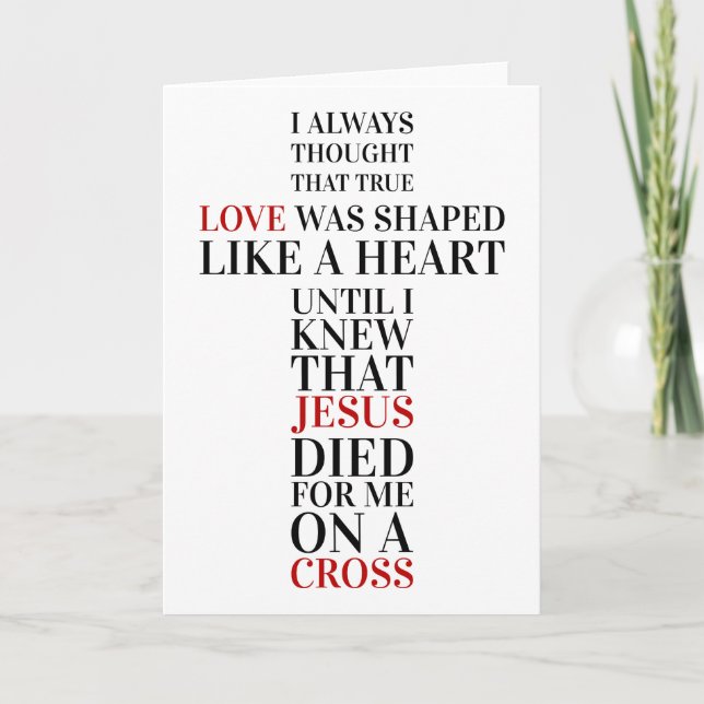 True love kort (Framsida)