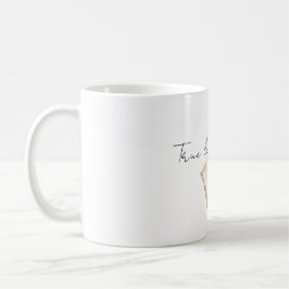 True Love Red Rose Letter Heart Kaffemugg