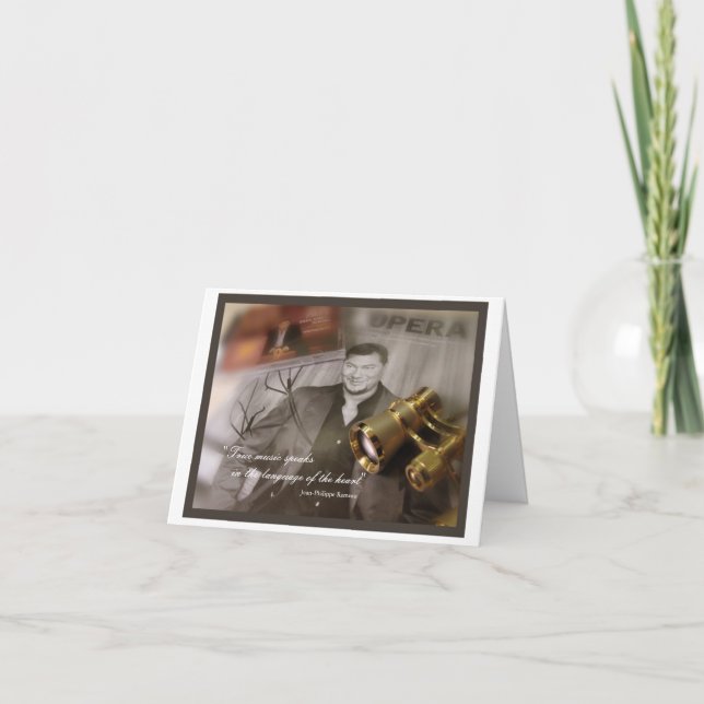 True Music Note-kort Kort (Framsida)