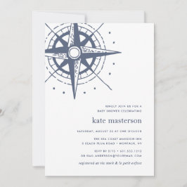 True North | Inbjudan till Nautical Baby Shower