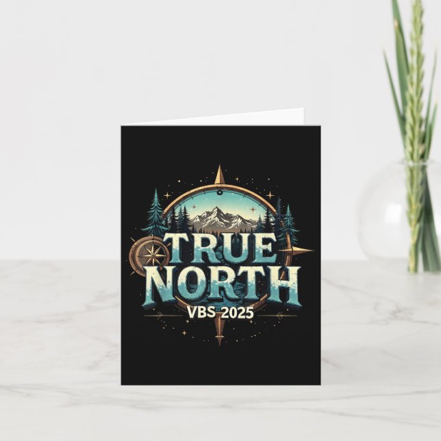 True North Vbs 2025 Christian Faith Comp Kort (Framsida)