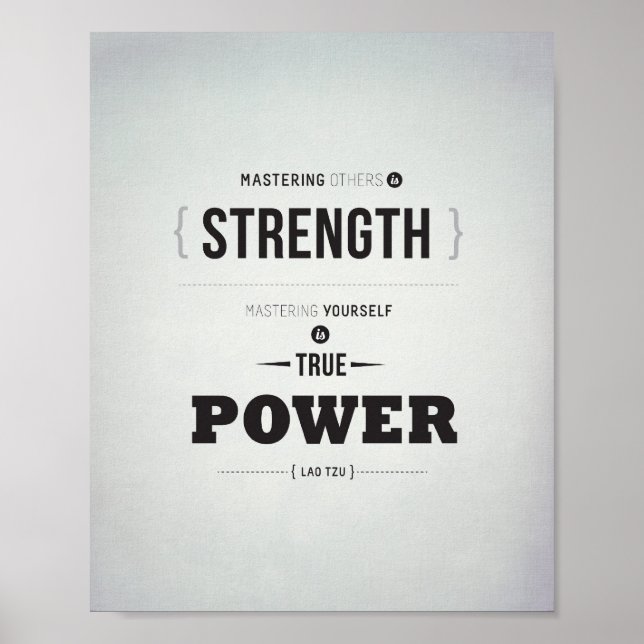 True Power - 8" x10" Art-utskrift Poster (Framsidan)