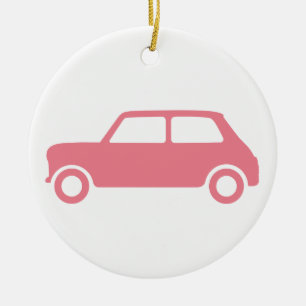 True Rosa Mini Cooper Ornament - Center