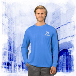 true royal & white personalized t shirt