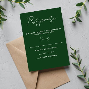 True Simplicit 3-skript Minimal Evergreen Bröllop OSA Kort