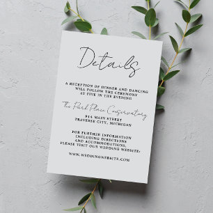 True Simplicity 3-skript, minimal Coola Mist Bröll Tilläggskort
