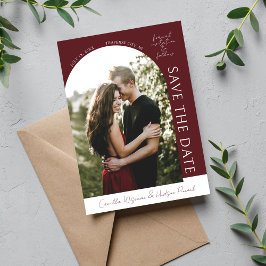 True Simplicity 4 | Dark Burgundy | Save The Date Spara Datumet