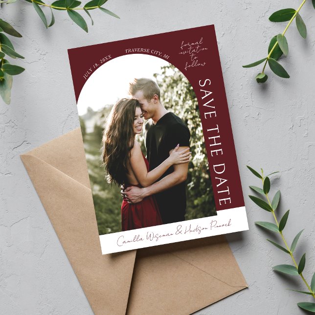 True Simplicity 4 | Dark Burgundy | Save The Date Spara Datumet (Skapare uppladdad)