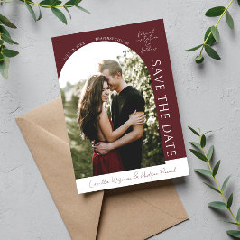 True Simplicity 4 | Deep Burgundy | Save The Date Spara Datumet
