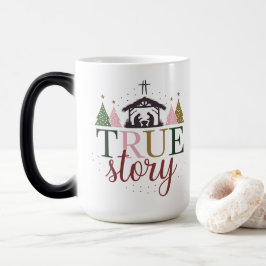 True Story jul Bible Verse Magisk Mugg