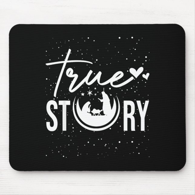 True Story Nativity Scene Christian Christmas Xmas Musmatta (Framsidan)