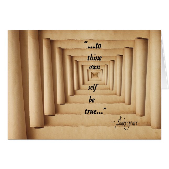 True till själven hälsningskort (Framsidan Horizontal)