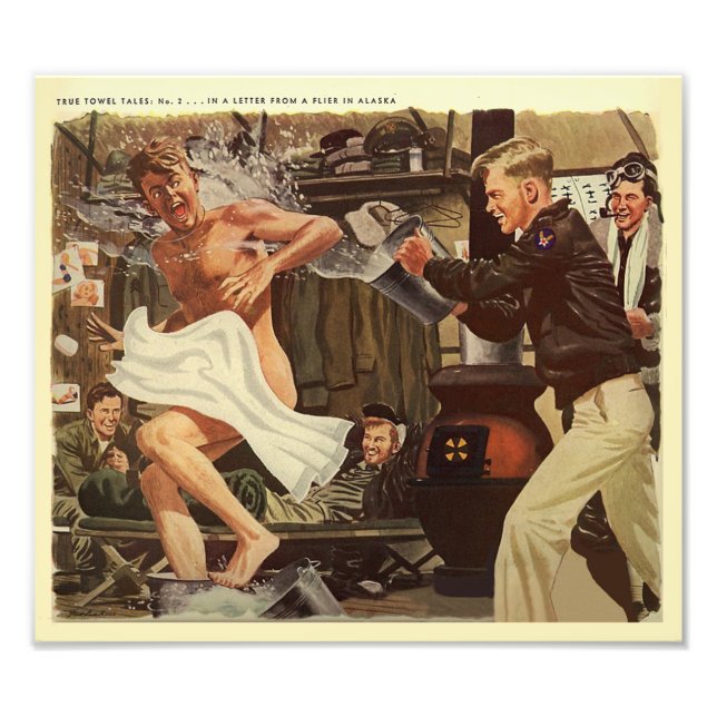 True Towel Tales No. 2 of 6 Photo Print Fototryck (Framsidan)