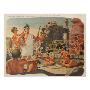 True Towel Tales No 4 of 6 Photo Print Fototryck