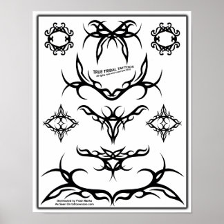 True Tribal Tatto Flash lakan-Z06 Poster