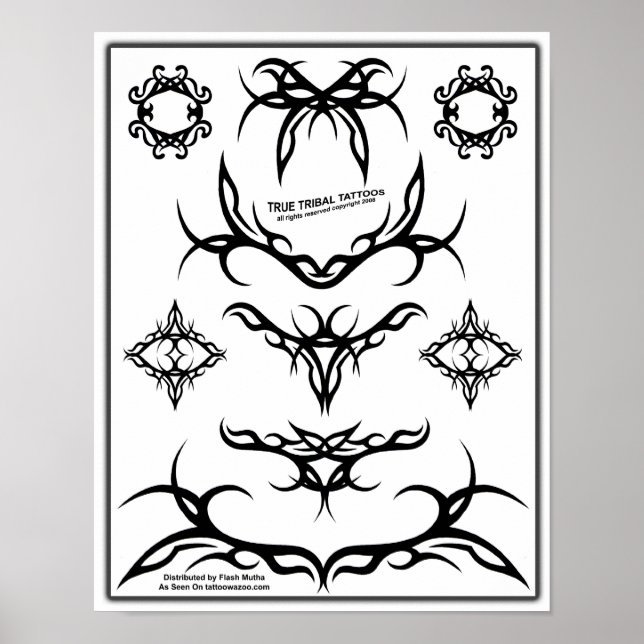True Tribal Tatto Flash lakan-Z06 Poster (Framsidan)