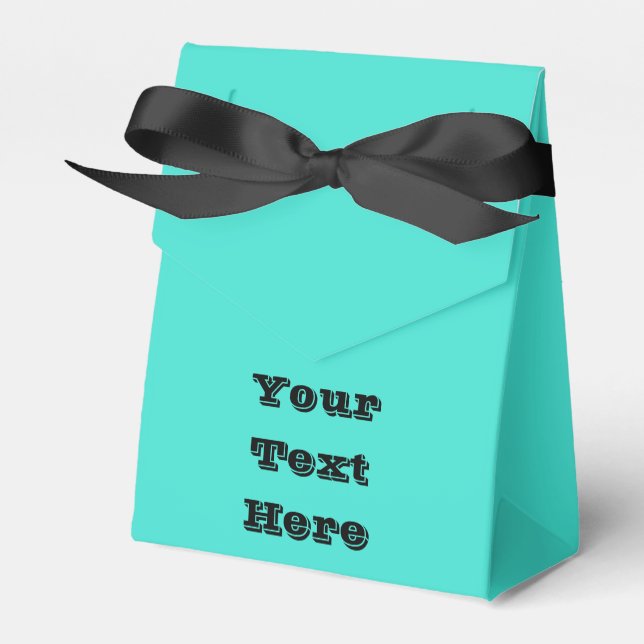 True Turcos Blue Grönt Southwest Solid Färg Presentaskar (Framsidan Sidan)