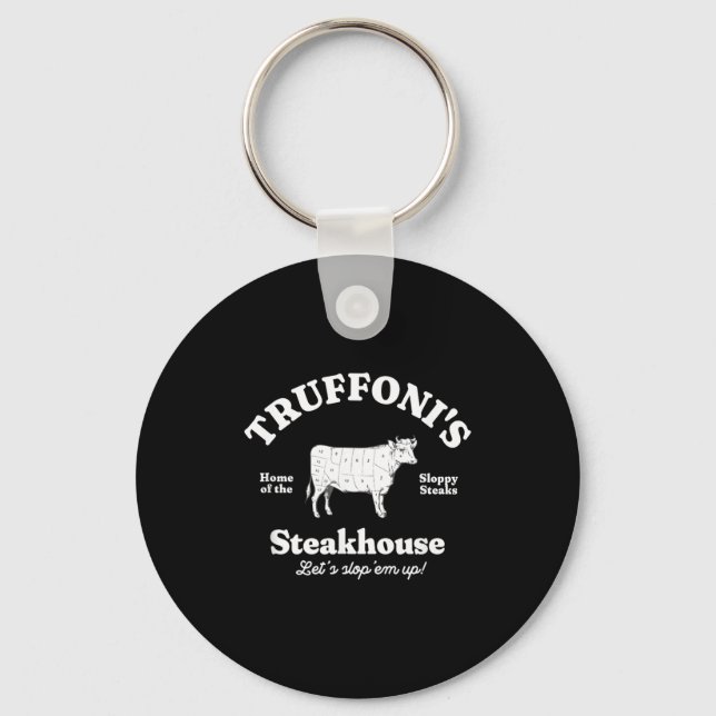 Truffoni's Steakhouse Home Of The Sloppy Steaks  Nyckelring (Framsida)
