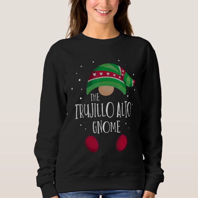 Trujillo Alto Gnome Family Matching Christmas Paja T Shirt (Framsida)