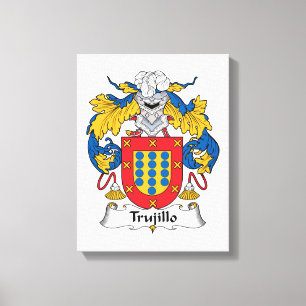 Trujillo familjvapensköld canvastryck