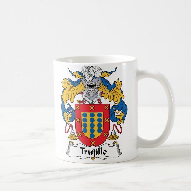 Trujillo familjvapensköld kaffemugg (Höger)