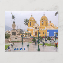Trujillo, Perú, Plaza Mayor de Trujillo Vykort