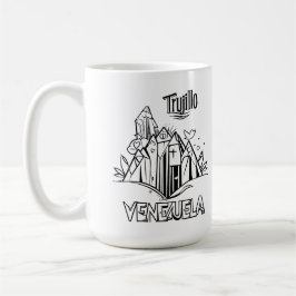 Trujillo Venezuela diseño artístico | Virgen paz Kaffemugg