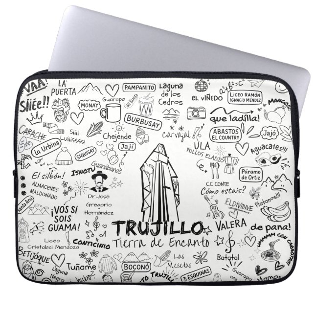 Trujillo Venezuela Tierra de Encanto – Orgullo Ve Laptop Fodral (Framsidan)