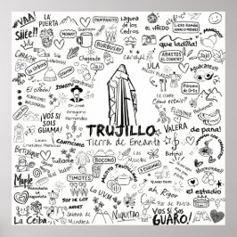Trujillo Venezuela Tierra de Encanto – Orgullo Ve Poster