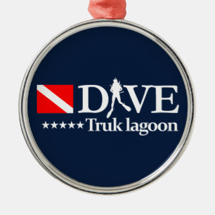 Truk Lagoon DV4 Julgransprydnad Metall